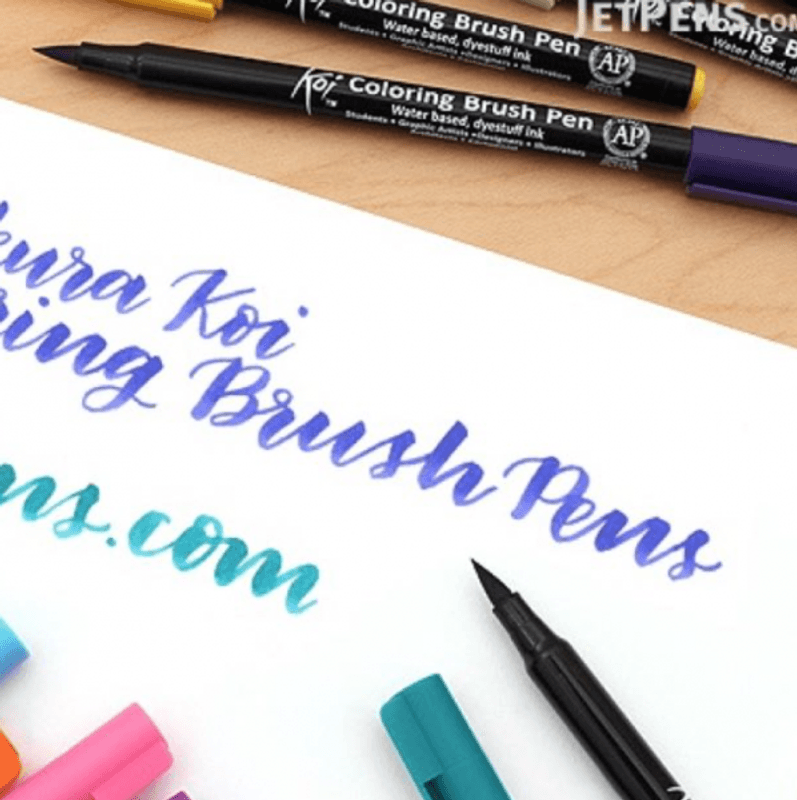 KOI Coloring Brush Pen, 12 stk