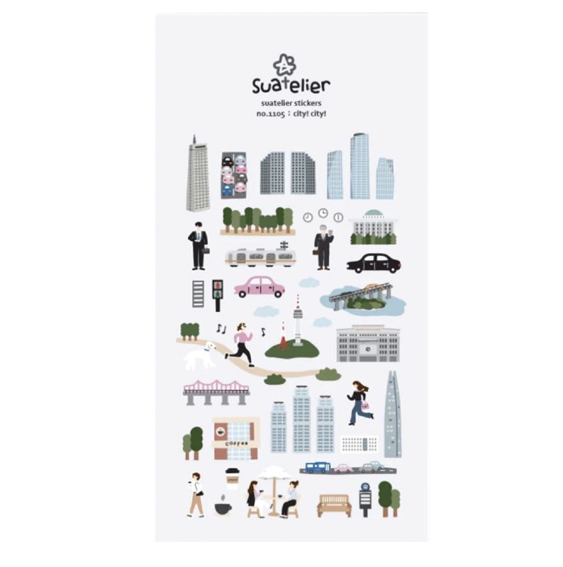 Suatelier Stickers City City