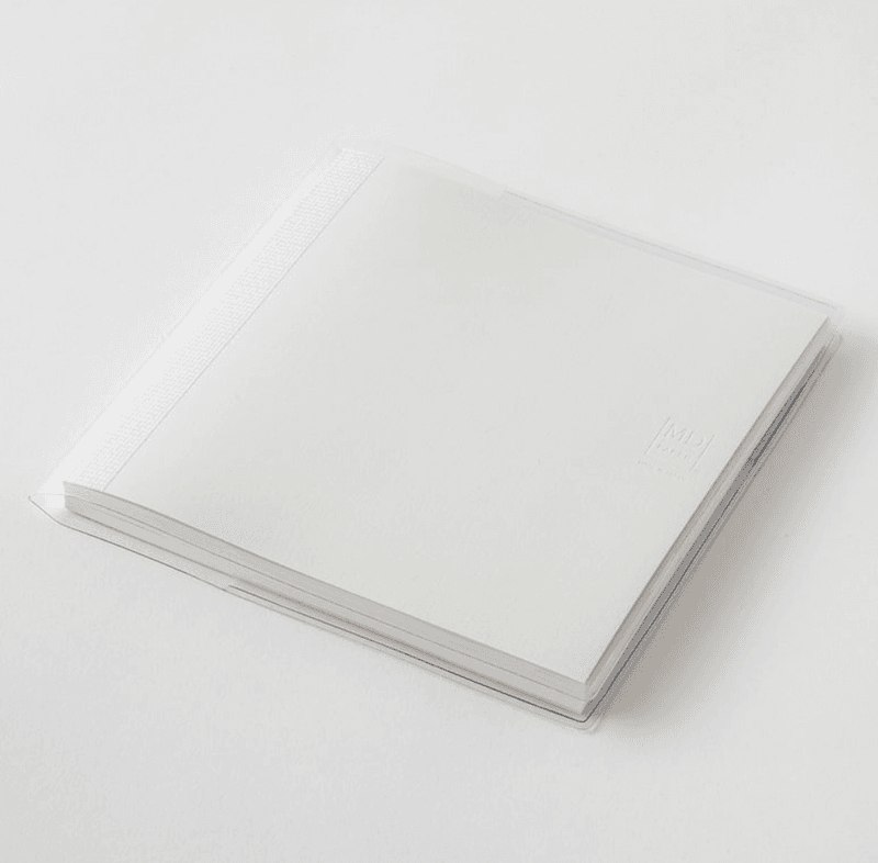 MD Plastic Cover til notatbok A5 Square