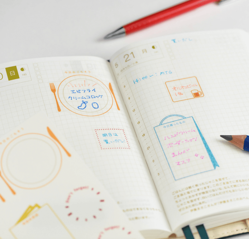 HOBONICHI Frame Stickers B