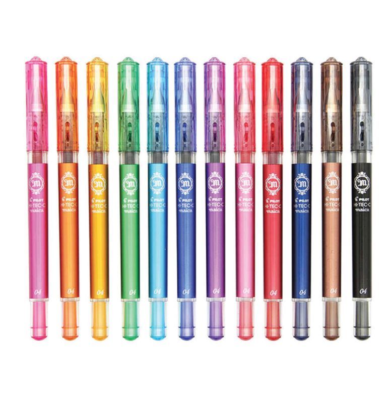 Pilot G-Tec Maica, 0,4 Gel-pen, 12 farger