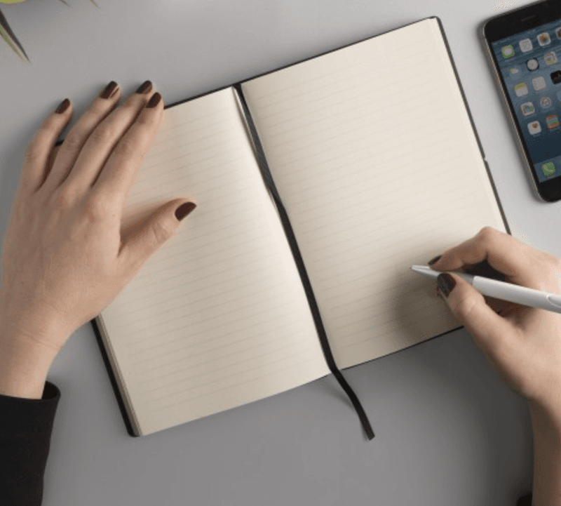 CIAK Notatbok Gul, Plain/ Linjer