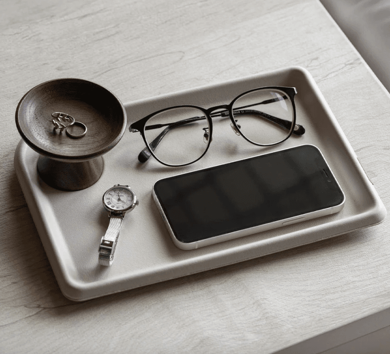 Ystudio Wooden Ring Dish