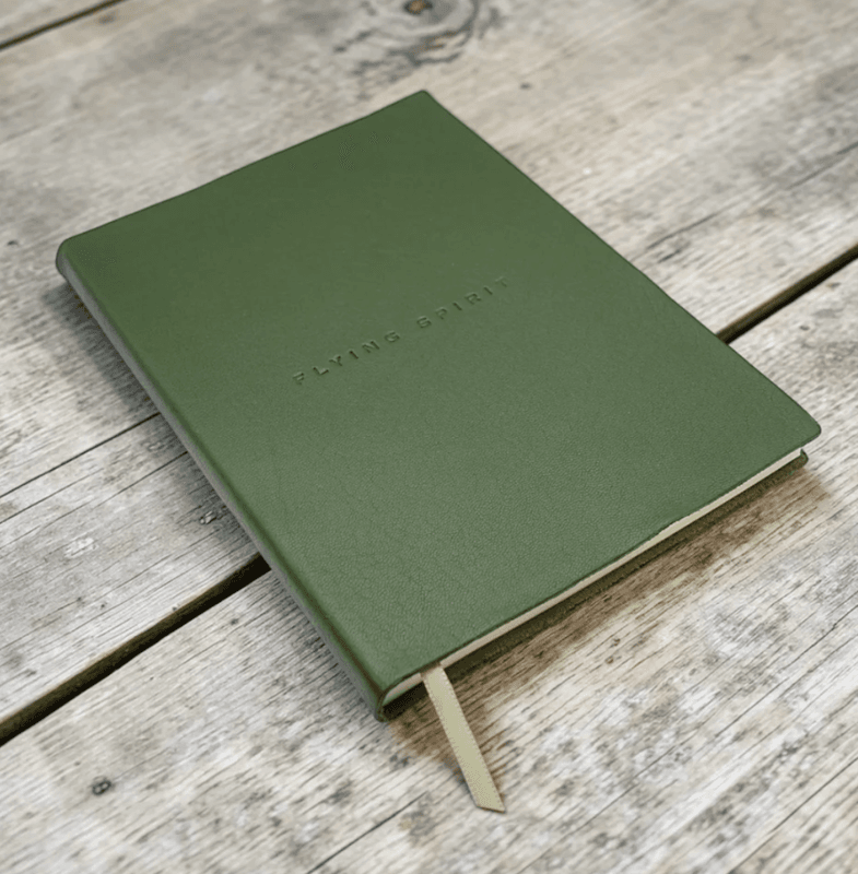 CF Flying Spirit Notatbok Skinn Khaki, A5
