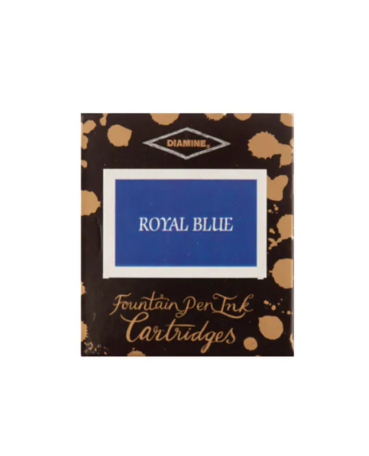 Hovedbilde Diamine Blekkpatroner 6 pkn, Royal Blue