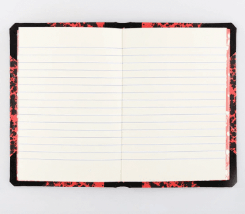 Emilio Braga Notatbok  A5 Linjer, Cloud Black