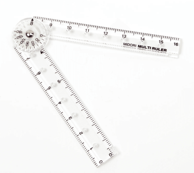 Midori CL Multiple Sammenleggbar Linjal 15/ 30 cm