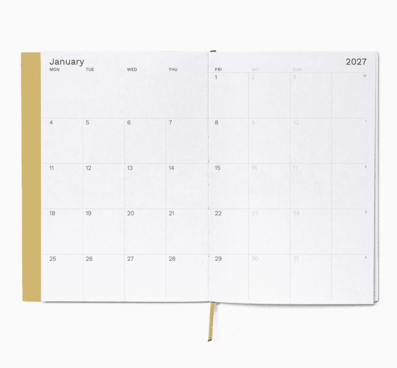 Octagon LARGE Weekly Planner 2027, A4 