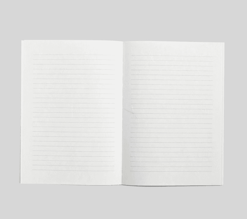 HANADURI Hanji Cabinet Notebook, Linjer