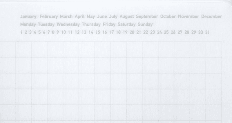 Stalogy Editors Series 365 Days Notatbok A6, Helårs