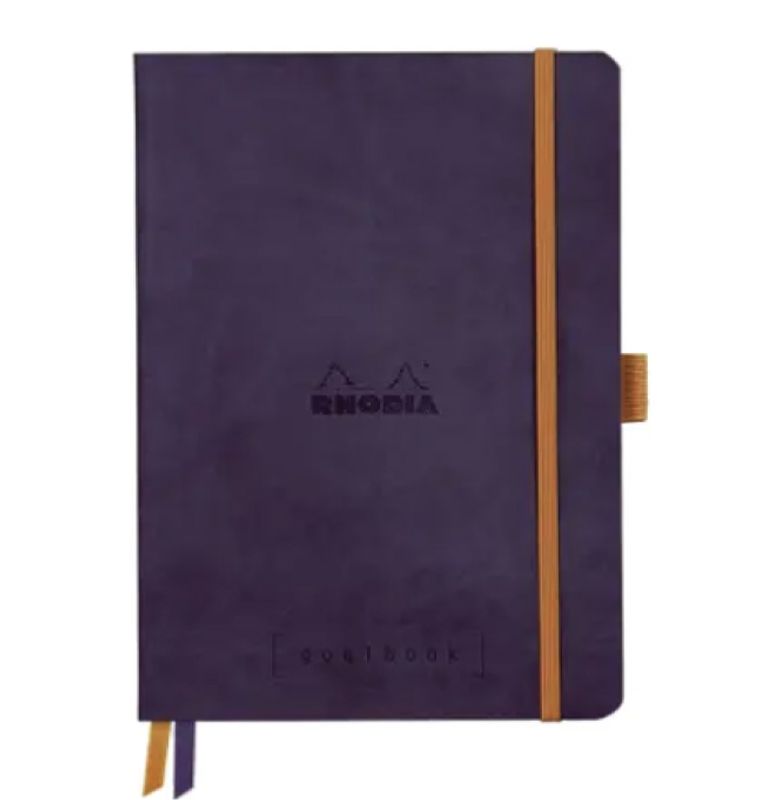 Rhodia Goalbook, Dots A5, Eggplant Ny FARGE