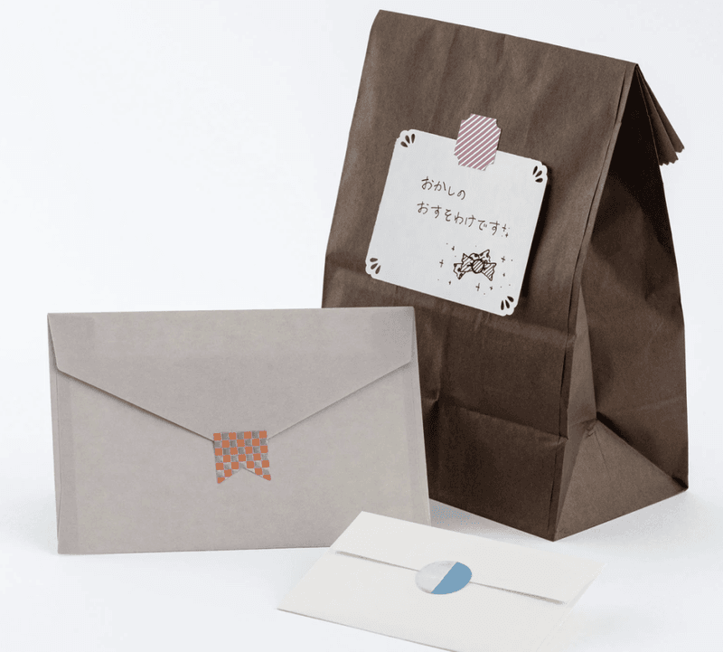 HOBONICHI TSUKI no IRO Bookmark-Style Foil-Pressed Stickers
