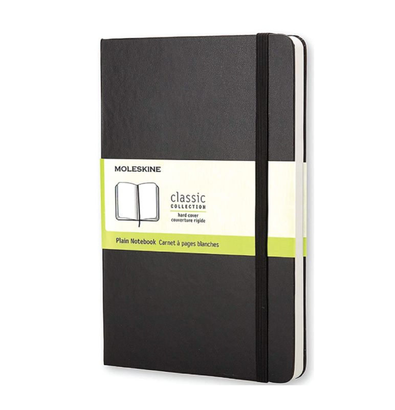 Moleskine Classic Soft/ Hardcover Notatbok L, Plain
