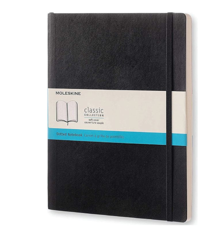 Moleskine Classic Soft/ Hardcover Notatbok XL, Dots