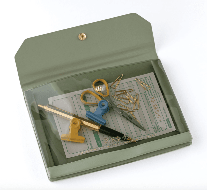 HOBONICHI Alettone Document Case Olive, A6