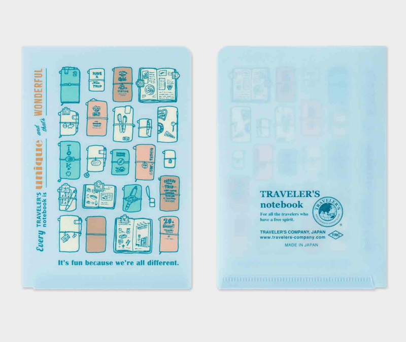 Travelers Notebook 2027 Clear Folder, Passport size