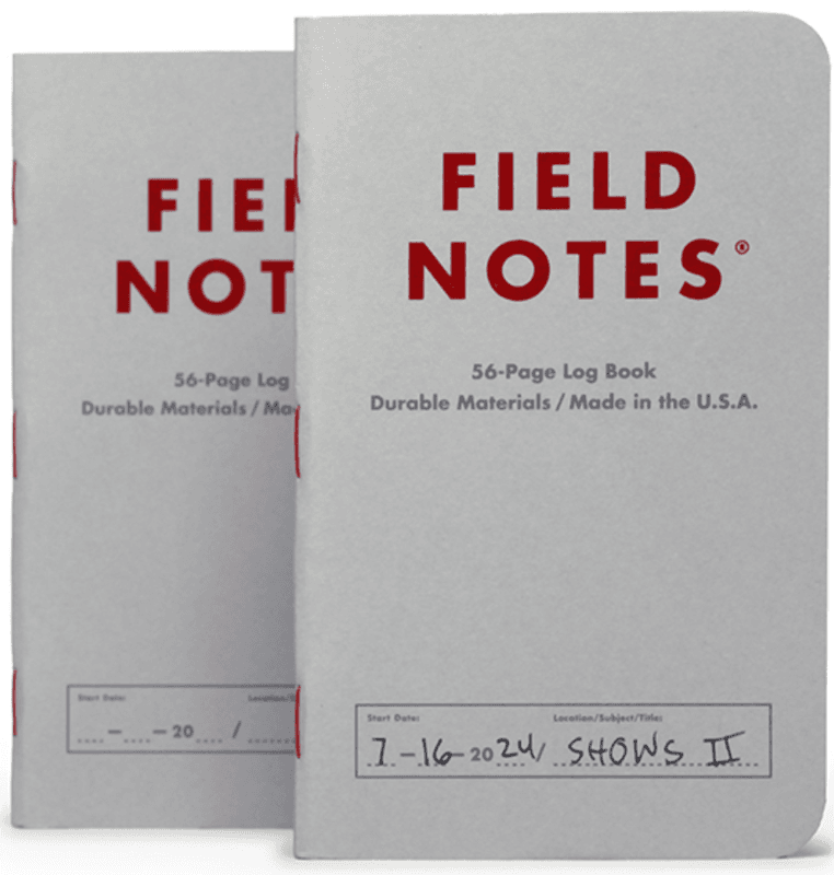 Field Notes Index Edition Log Book 2 stk P