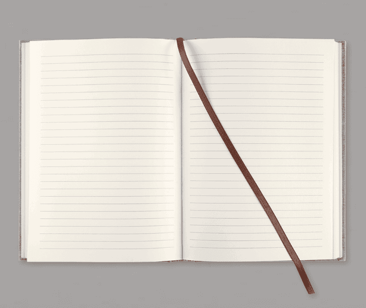 Paperstyle Notatbok A5 Brown Oak, linjer