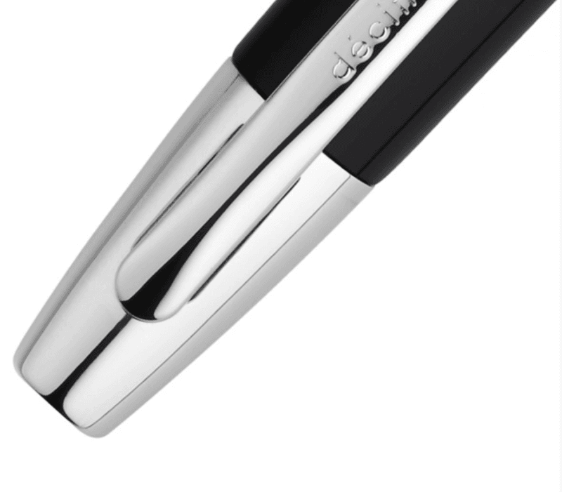 Pilot Capless Matte Black Rhodium Fyllepenn, Fine nib