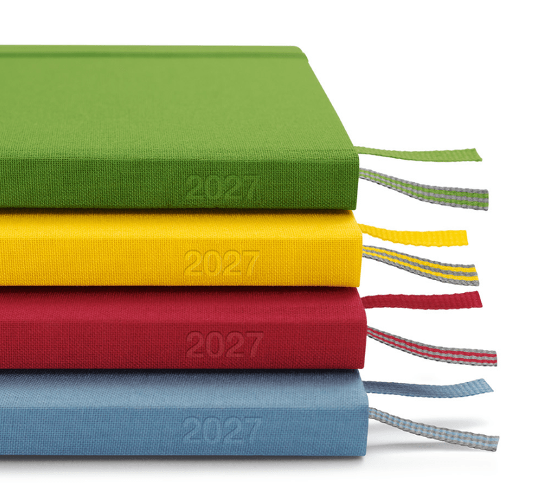 LT Weekly COLORFUL SEASONS 2027 Hardcover A5 Grønn