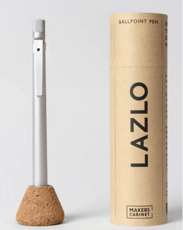 Makers Cabinet LAZLO Ballpoint Pen,  Anodised Aluminium