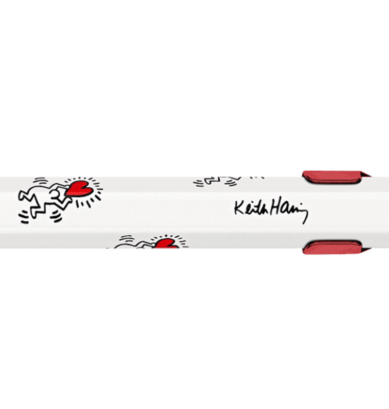 Caran D´Ache KEITH HARING Ballpoint Pen 849, White Limited Editi
