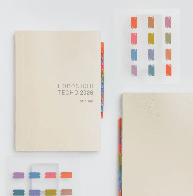 HOBONICHI TSUKI no IRO Index Stickers 