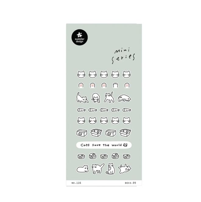 Hovedbilde Suatelier Stickers Mini Deco 09