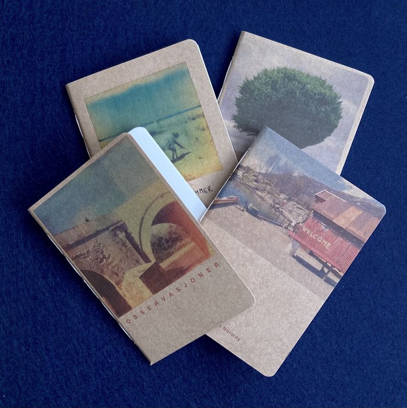 Mainn med bart Notatbok blank A6, Notes from Norway