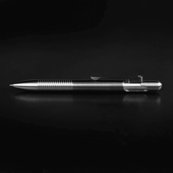 Machine Era Field Pen Bolt - Stainless Steel with Blue Titan Clip  