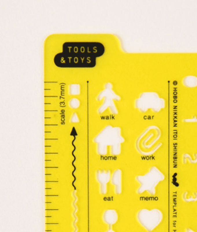 HOBONICHI Stencil Schedule