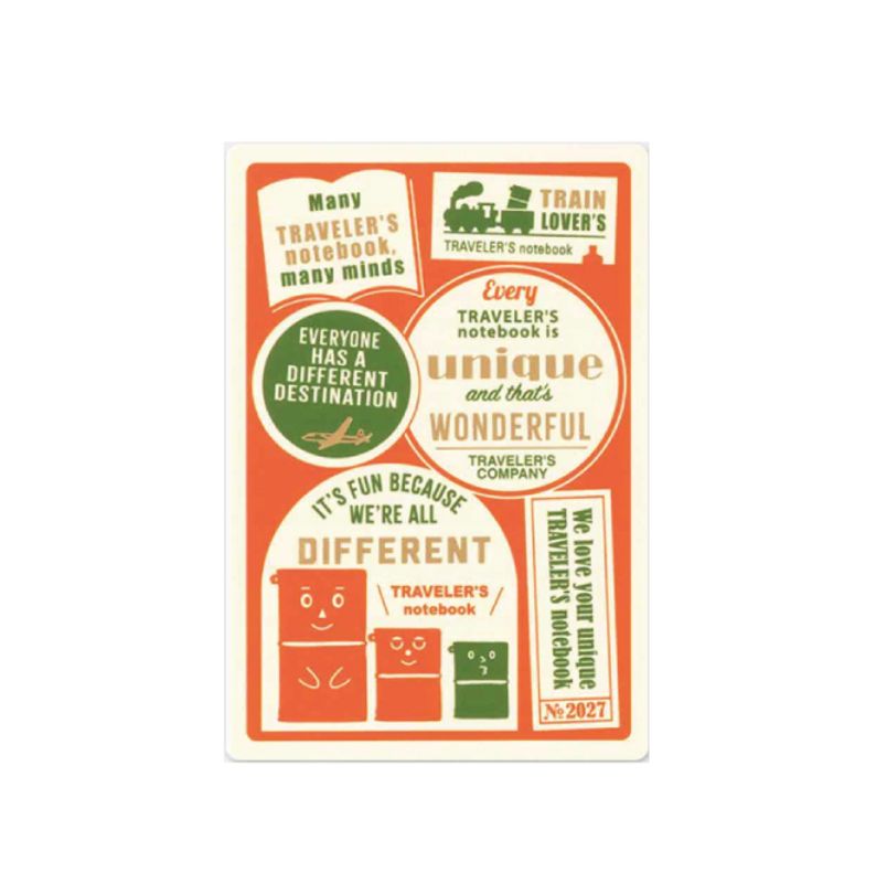 Travelers Notebook 2027 Underlay Passport size