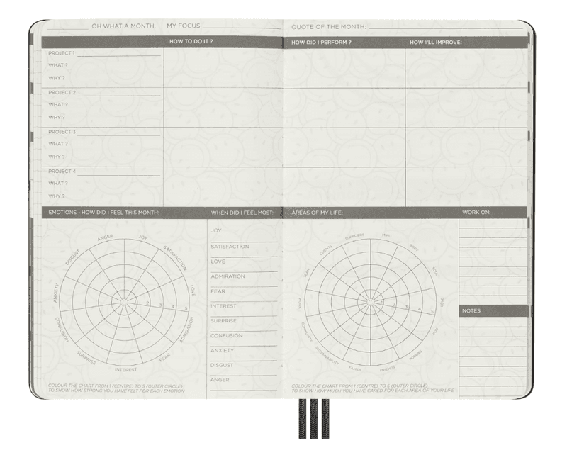 Moleskine Smiley Undated Planner, L