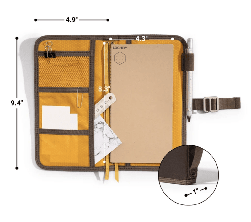 Lochby Field Journal TN  Canvas Brown