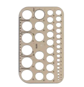 Hovedbilde Koh-I-Noor Sirkel sjablong Linjal 