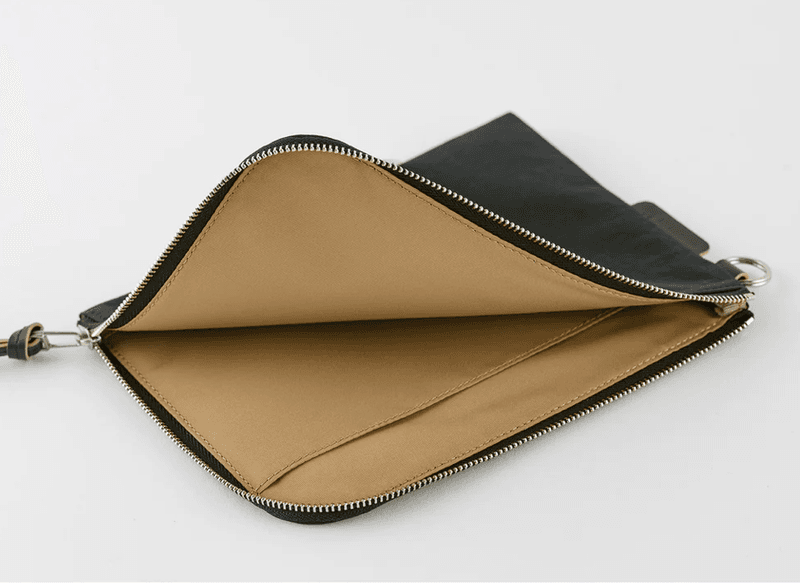 HOBONICHI Tragen Flat Pouch for A5, Brown