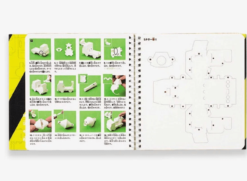 KOKUYO 3D Coloring Book Trucks