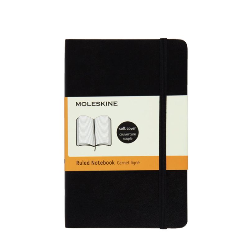 Moleskine Classic Soft/ Hardcover Notatbok P, Linjert