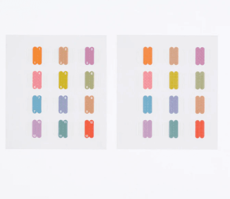 HOBONICHI TSUKI no IRO Index Stickers 