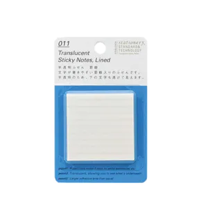 Hovedbilde Stalogy Translucent Sticky Notes Linjer