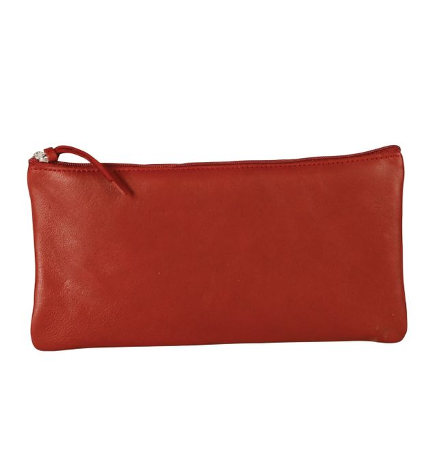 Hovedbilde Claire Fontaine Skinnpenal Flat modell, Ruby Red
