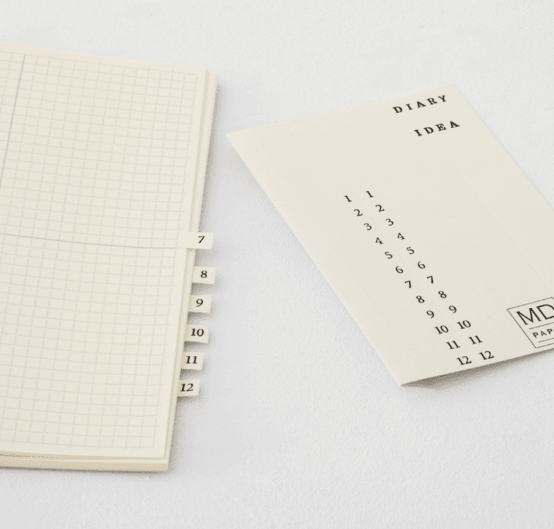 MD Paper Notatbok Journal Grid Block, A5