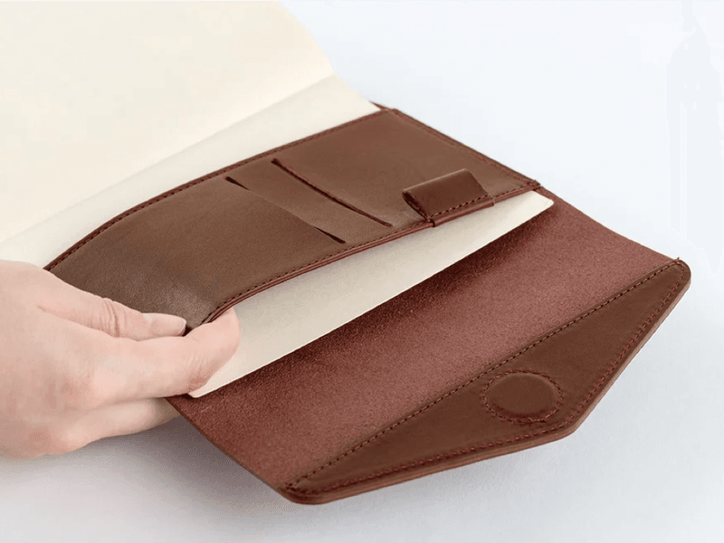 HOBONICHI Cover Glow Chianti Leather A5