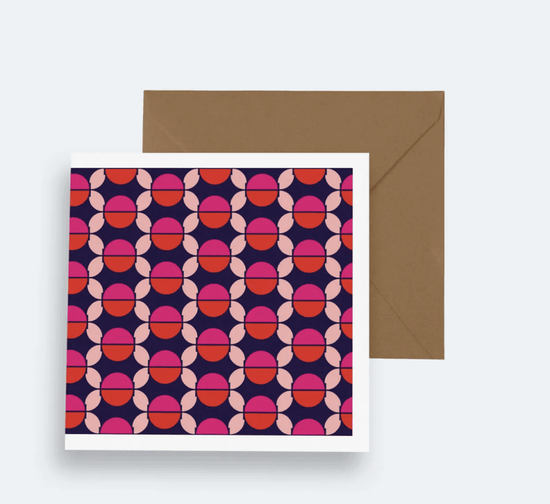 Storigraphic Boho Red Kort