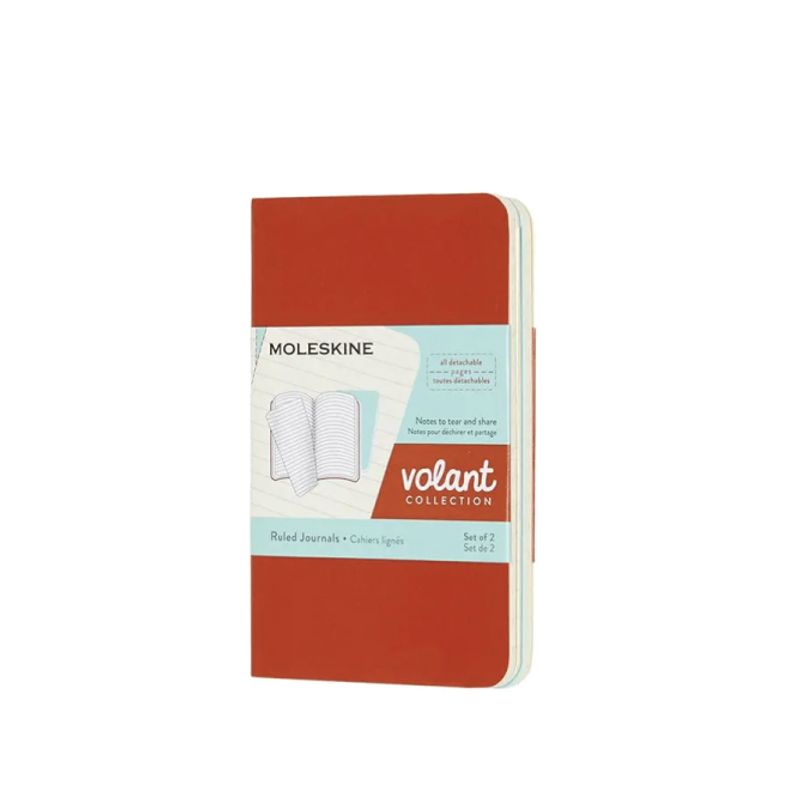 Moleskine Volant Notatbøker 2-pack XS, Linjert