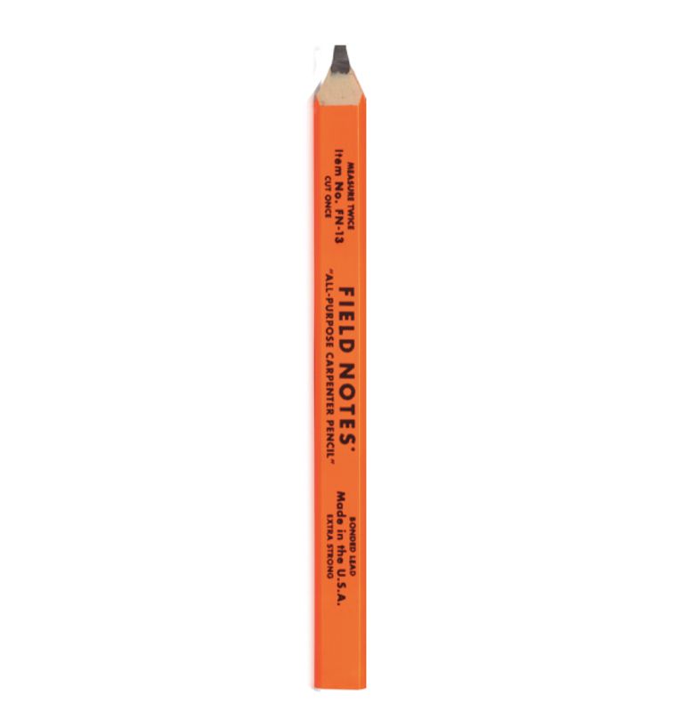 Field Notes Carpenter Pencil Fluorescent Orange