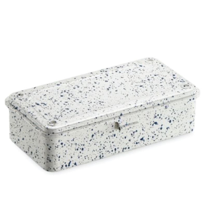 TOYO Steel Trunk Shape Toolbox, Japanese White