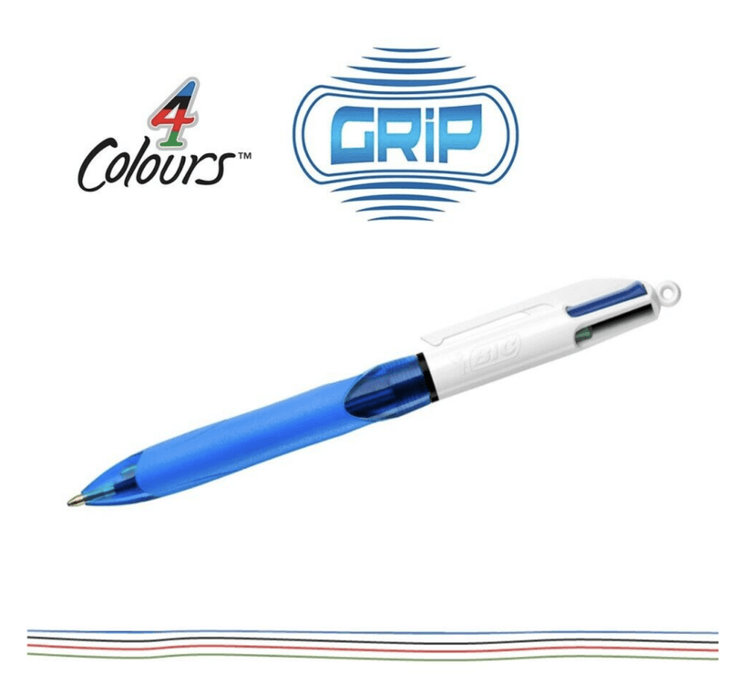 BIC 4 COLOURS Grip Kulepenn