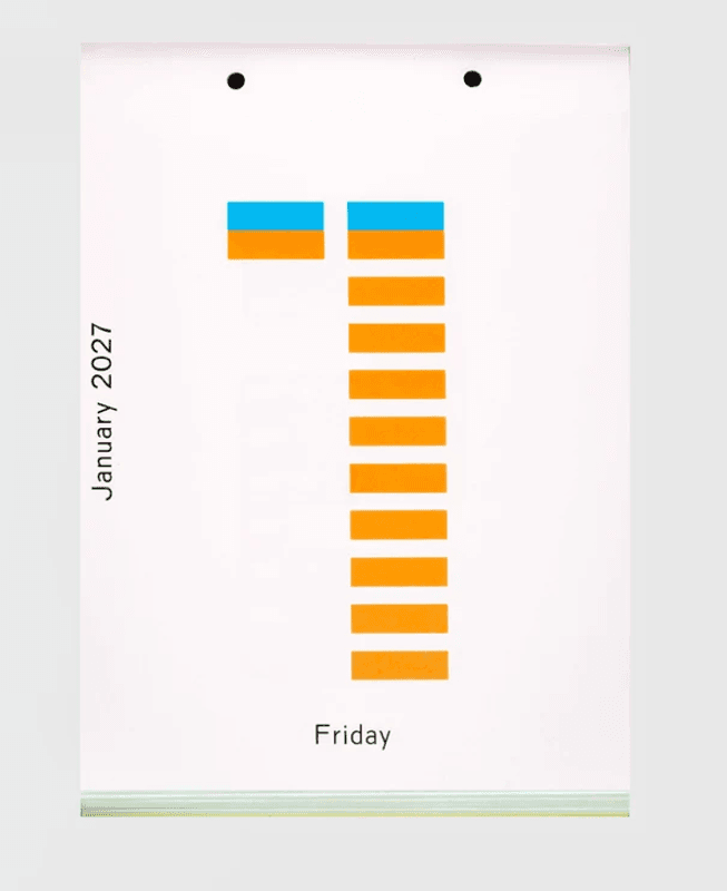  Karel Martens Daily Calendar 2027 - NEW!