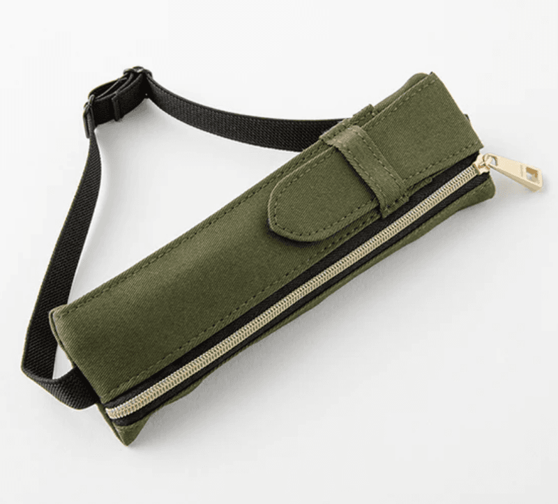Midori Book Band Penal for A5 og B6, Khaki